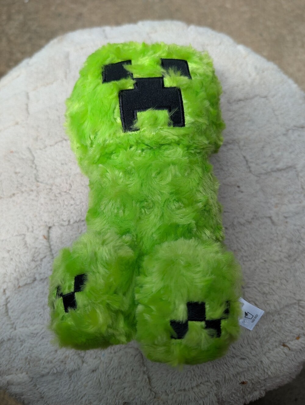 Plush Creeper Toy - Bright Lime Green Minecraft-Inspired